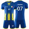 HDSD Completo Calcio Maglia Calcio Personalizzabile Maglie da Calcio Taglie da Bambino e Adulto (Blu Navy)