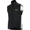 FDX Gilet Ciclismo Uomo Antivento Leggero Traspirante Senza Maniche Giacca Bici Riflettente con Zip Completa Ideale per MTB Running Hiking (Black-3XL)