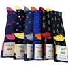 Lucchetti Socks Milano 6 paia Calze Uomo Lunghe filo di scozia Fantasia Cotone colorate Pois Righe Disegni divertenti Made in Italy (Taglia 41-46, Set Summer Party)
