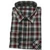 SEA BARRIER Camicia Fassa Flanella Leggera Fantasia Manica Lunga con Taschino Uomo Profumatore Saggio 174ROSSO XL