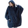 TBSCWYF Oversize Felpa Coperta Con Maniche E Tasca Grande Sherpa Pile Coperta Indossabile Calda Felpa Con Cappuccio Invernale Per Adulti Donna Uomo E Adolescenti Felpe con Cappuccio Uomo Donna Coperta