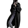 GUTPOINT Cardigan da Donna a Maniche Lunghe Maglioni Cardigan Lunghi in Maglia Aperta Davanti spolverino con Tasche 2024 Cappotto Oversize Autunno Inverno, Nero, X-Large
