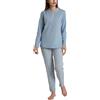 RAGNO Pigiama Lungo Donna Cotone Pile Invernale Art. DR91N1