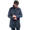 VEQUÈ Trench Uomo Lungo Sartoriale Giubbotto Imbottito Impermeabile Invernale (IT, Numero, 54, Regular, Regular, Blu)