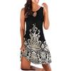 TBSCWYF Copricostume Donna Mare Vestito Senza Maniche Bikini Cover Up Abito da Spiaggia Tropical Causal Abito da Spiaggia Allentato da Donna Bikini Allentato a Manica Lunga con Scollo a V Coprire Costumi