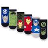 Marvel Avengers Boys Confezione da 6 Calzini | Calzini per bambini Superhero Multicolore Athletic Character | Hulk Capitan America Iron Man Thor Graphic Calzature | Comodo calzino per bambini Set