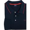 P-Club Polo Uomo a Manica Lunga in Jersey Caldo Cotone Taglie Forti 4XL 5XL 6XL (5XL - Blu)
