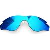 LenzReborn Lenti di ricambio polarizzate da 1,6 mm per occhiali da sole Oakley M2 Frame OO9212, protezione UV, lenti a specchio scuro, parti di riparazione e kit (blu ghiaccio)