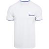 SUN68 T-Shirt Uomo, T-Shirt Piquet Small Stripe Fluo S/S Bianco Size L