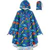 OlyPegic Poncho antipioggia per bambini con cappuccio riutilizzabile impermeabile leggero poncho per bambini ragazzo ragazza impermeabile capispalla