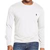 Polo Ralph Lauren - Maglietta a maniche lunghe, girocollo, da uomo - Bianco - M