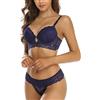 SHEKINI Completo Intimo Donna Hot Sexy Lingerie Set Reggiseno e Slip Perizoma 2 Pezzi Push up Reggiseno con Ferretto Abbigliamento da Notte Biancheria Intima