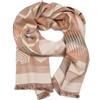 QUEEN HELENA Sciarpa Invernale Morbida Stola Coprispalle con Fantasia Casual Donna SC204 (Beige, Taglia Unica)