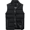 RQPYQF Giubbino Smanicato Uomo Invernale Gilet Imbottito Zip Giacca Senza Maniche Caldo Elegante Casual Primaverile Invernale (Nero#1, 8XL)