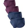 DAVID ARCHY Slip Boxer Uomo Modal con Patta Marsupio Separato Microfibra Multipack Mutande Funzione Doppie Tasche Intimo