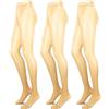 Girardi KELLY Collant semi-velato 40 Den - 3 paia/pezzi (XL, Camoscio)