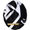 YourTies Set di cravatte in seta per uomo, motivo a quadri, paisley, floreale, con pochette quadrata da taschino, gemelli e fermacravatta, per matrimonio, festa, lavoro, occasioni formali, A righe