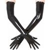 GREEFEI Guanti in Lattice Donna Uomo Cosplay Danza Nero S, M, L, XL