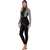 seafanny Costume da Bagno Musulmano 3 Pezzi da Donna Hijab Burkini Modesto (Nero 50-52) 4XL