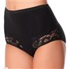 JADEA 18 Pezzi Slip Culotta Donna con Inserto in Pizzo 06 Cotone Elasticizzato