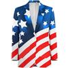 Dremagia Blazer da uomo, vestibilità regolare, giacca sportiva con tasca, giacca formale con bottone