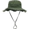 SJTJSPX Cappello da sole da donna da uomo, cappello anti UV UPF 50+ estate cappello a secchiello pieghevole cappello da pescatore a tesa larga berretto visiera capelina spiaggia cappello giungla