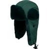 Seeberger Cappello Aviatore Finola Donna - Lapeer Beanie Invernale con paraorecchie, Fodera Autunno/Inverno Inverno - L (58-59 cm) Verde Scuro