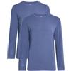 Marks & Spencer Confezione da 2 Maglie Termiche Leggere a Manica Lunga Heatgen™ Uomo Marina