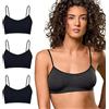 FOCENZA Reggiseno Donna Senza Ferretto Microfibra Spalla Stretta | 3 Pezzi