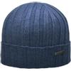 Melegari Berretto di Maglia Beanie Belluno | 100% Cashmere Riciclato | Recycled And Sustainable Cashmere | Ecologico ed Economico | Leggero 50 Grammi | Made in Italy (IT, Numero, 54, 63, Denim)