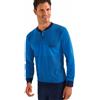 Il Granchio Pigiama Uomo Cotone Lungo - Cotone Mercerizzato - Pigiama Uomo Cotone Leggero Estivo Manica Lunga (1112 Denim, M)