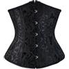 SHEKINI Elegante Corsetto Sottoseno Donna Underbust Waist Trainer in Raso Bustino Body Shaper Stringivita Modellante Dimagrante con G-String
