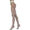 Sarah Borghi Lilian Collant 20 Den Donna in Lycra Effetto Pizzo Dentelle Floreale con Cinturino Extra Comfort - Made in Italy (IT, Testo, XL, Regular, Regular, Avorio)