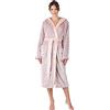 Bellivalini Accappatoio Vestaglia Donna con Cappuccio e Cintura BLV50-168