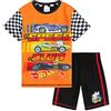 Hot Wheels Pigiama Bambino 2 Pezzi Abbigliamento da Casa Set Morbido Traspirante Pigiami Estivi Bimbo Regalo Bambini (4-5 Anni, Arancia)