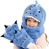 FCXVXCL 3 en 1 Cappello Sciarpa Guanti, Caldo Rane Cappelli Sciarpa Guanti, Invernale Cappuccio Peluche Cappello Sciarpas per Donna Bambini Festa di Compleanno Natale Regalo