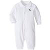 POLO RALPH LAUREN Ralph Lauren - Tuta da neonato con colletto, Bianco, 3 mesi