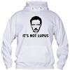 Vestin Felpa con Cappuccio Bambino Ragazzo Basic Top qualità Top vestibilità - Dr. House It's Not Lupus - novità Fashion Divertenti Humor Youtuber New Bambina Made in Italy (Bianco, M)