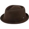 LIERYS Blank Pork Pie Ladies Men Cappello in Feltro Idrorepellente Schiacciabile Lana Estate Inverno