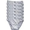 Saggio Athos Slip in Puro Cotone Mercerizzato Set 3 o 6 Pezzi Modello con Elastico Ricoperto Ottimo Confort e Aderenza Uomo