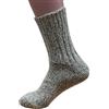 Hirsch Natur, 100% Pura lana in maglia con calza alla caviglia - 5 colori disponibili, Grey Marl, Taglia: 44