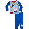 Peppa Pig, Pigiama per bambino George Pig, blu, per bambini da 18 mesi a 5 anni, Blu, 2-3 Years