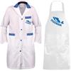 fratelliditalia.org Kit Divisa Uomo supermercato Camice e grembiule Ideale per salumerie laboratori macellerie made in italy