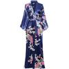 BABEYOND Babyond - Accappatoio da Donna, Maxi, Lunghi, Kimono, da Spiaggia, Motivo Pavone, Stampa a Maglia, Kimono Champagne Taglia Unica