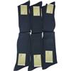 ROSSI CALZE Lunghe Costina Calzini Uomo in Cotone Filo di Scozia, Gambaletto 100% Cotone Made in Italy, art. 202 (IT, Numero, 39, 41, Regular, Regular, Blu)