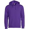 CliQue Felpa con cappuccio basic da uomo, opaca, Viola (Lilla brillante), XL