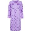 Lucky Camicia da notte da donna, termica, a maniche lunghe, con bottoni invernali, taglia M, L, XL, XXL