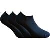 Fontana Calze 12 paia di mini calze pariscarpa in filo di scozia elasticizzato, blu 41/43