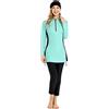 TaissBocco Full Swimming Costume Burkini for Women Modest Girls Swimsuit Islamic Swimwear Plus Size