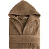 NELLA BIAGINI Accappatoio con Cappuccio, Accappatoio Uomo e Donna, per Sauna e SPA, in Spugna di Cotone, 420 gr/mq, per Sauna e SPA, Morbido, Assorbente, Resistente. Modello: Minerva